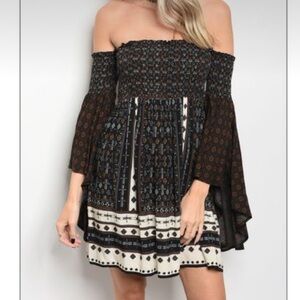 Lunik Cold Shoulder Dress